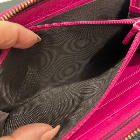 Gucci Soho Zip Around Interlocking G Logo Continental Wallet (EH1013) - Picture 8 of 9